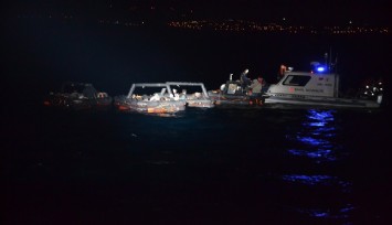 İzmir açıklarında 129 göçmen kurtarıldı