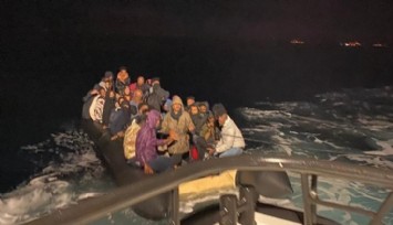 İzmir açıklarında 106 göçmen kurtarıldı
