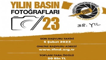 Türkiye Foto Muhabirleri Derneğinin “Yılın Basın Fotoğrafları Yarışması” başvuruları başladı