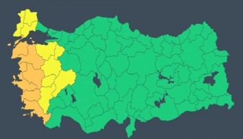 Meteoroloji’den Ege illeri için turuncu ve sarı kodlu uyarı
