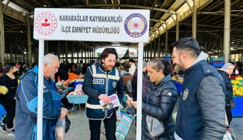 İzmir'de polislerden KADES eğitimi
