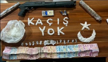 İzmir polisi uyuşturucu tacirlerini 'ŞUT'ladı  