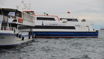 İzmir'de deniz ulaşımına fırtına engeli: Seferler durduruldu