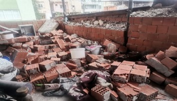 İzmir’de ekmek yapan kadınların üzerine teras duvarı yıkıldı: 3 yaralı  