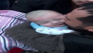 Gaziantep'te 4 aylık Duru bebek enkazdan sağ çıkarıldı