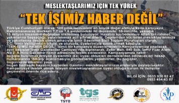İzmirli gazeteciler, depremzede meslektaşları için seferber oldu