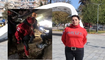 İzmir'deki depremde oğlunu kaybetti yardım için enkaz alanına koştu  