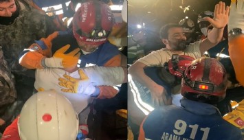 Hatay'da 170'inci saatte inanılmaz kurtuluş: Enkazdan yürüyerek çıktı