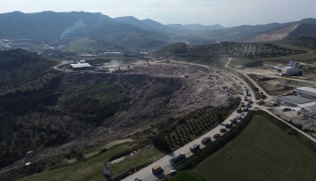 Hatay'da hafriyat kuyruğu görüntülendi
