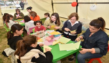 Menemen'de depremzede çocuklar için moral etkinliği