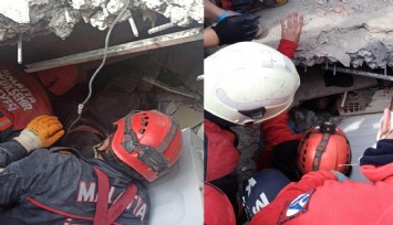 Elazığ Belediyesi itfaiye ekiplerinden hayatta tutan 'dokunuş'