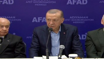 Erdoğan: Adıyaman'da arzu ettiğimiz etkinlikte çalışma yürütemedik