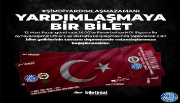 Arkas Spor, Fenerbahçe maçının geliri depremzedelere