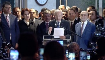 İşte Altılı masa'nın mutabakat metni ve iki belediye başkanına özel madde