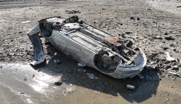 Suların çekildiği Alibey Barajı'nda yüzeye çıkan araçlar hala kaldırılmadı