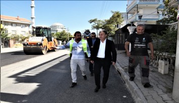Bornova’da asfalt serimleri devam ediyor