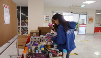 İzmirli öğrencilerden depremzede kadınlara yardım eli