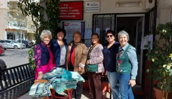 Bayraklılı kadınlardan deprem bölgesine destek sürüyor