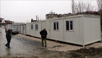 Kahramanmaraş Göksun'da esnaf için konteyner iş yerleri kuruluyor