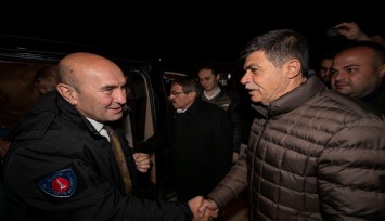 Soyer deprem ve selden etkilenen kardeş belediye Tut'u ziyaret etti