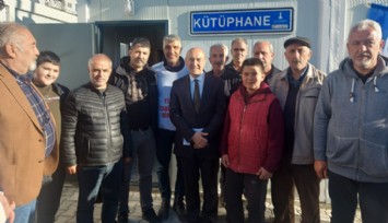 Başkan Soyer Adıyaman'a kurulan konteyner kenti ziyaret etti