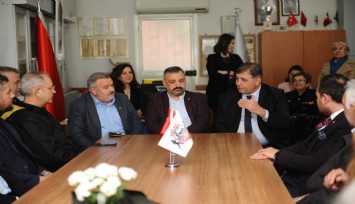 Aslanoğlu ve Tugay Balkan derneğini ziyaret etti