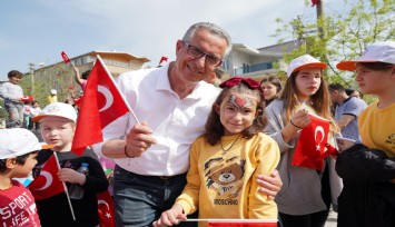 Gaziemir'de 23 Nisan coşkusu