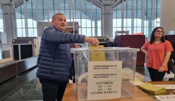 İstanbul Havalimanı'nda oy verme işlemi başladı
