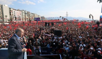 Erdoğan İzmir’de Kılıçdaroğlu’nu hedef aldı: Biz ne gerekirse yaptık, Sen İzmir'i çöpten, çamurdan, çukurdan kurtaramadın bay bay Kemal