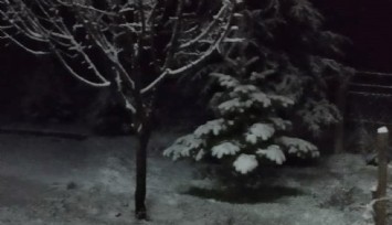 Malatya'da Nisan ayında kar sürprizi