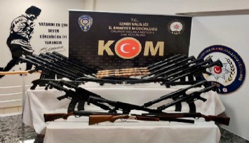  İzmir polisinden silah kaçakçılarına darbe  