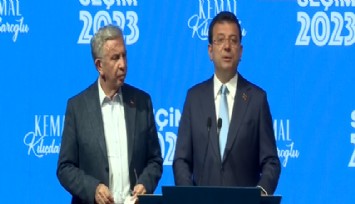 İmamoğlu ve Yavaş’tan yeni açıklama: Öndeyiz, seçimin ilk turda biteceğini öngörüyoruz