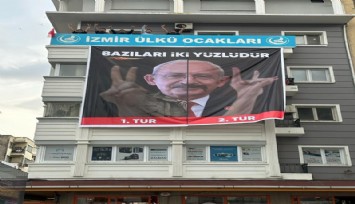İzmir'de dikkat çeken Ülkü Ocakları Pankartı'na YSK freni