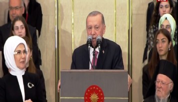 Erdoğan: Gazi Mustafa Kemal’in “Yurtta sulh, cihanda sulh' ilkesini pratiğe dökmeye kararlıyız