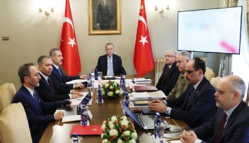 Dolmabahçe Çalışma Ofisi’ndeki güvenlik toplantısına ilişkin açıklama: 'Mücadelemiz son terörist etkisiz hale getirilinceye kadar devam edecekti'