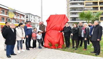 Başkan Gümrükçü Balatçık''ta Parkı Açtı Öğrenci Yurdunun Müjdesini Verdi