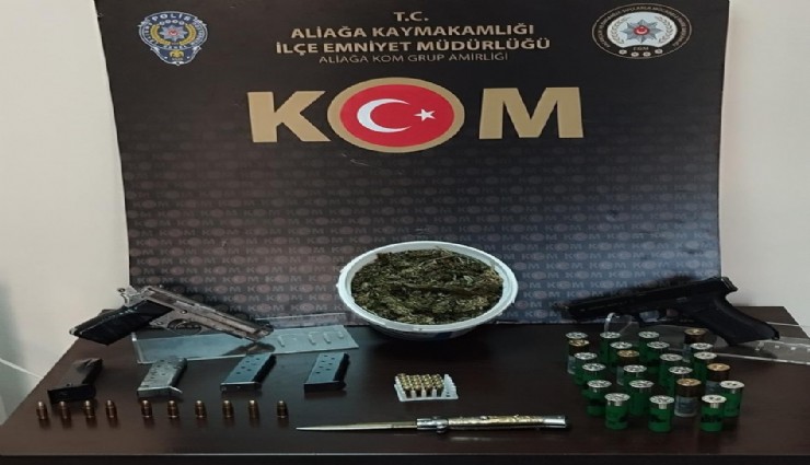İzmir'de silah kaçakçılarına operasyon: 8 kişiye gözaltı