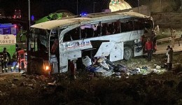 Mersin'de feci kaza: Yolcu otobüsü devrildi 9 ölü 28 yaralı