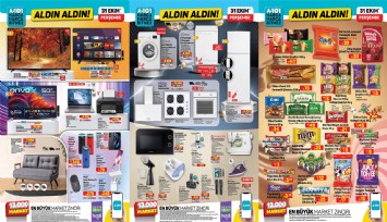 A101’e balık tavası, fincan takımı, yağlık geliyor! 31 Ekim 2024 A101 aktüel kataloğu