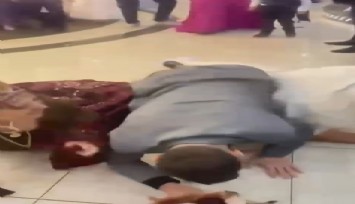 AMACI ÇİÇEĞİ YAKALAMAKTI: 'Gelini yere düşürdü'