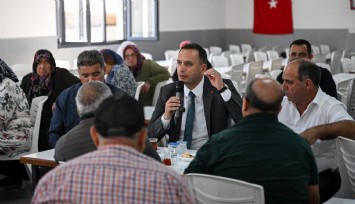 Başkan Ömer Eşki Naldöken sakinleriyle buluştu