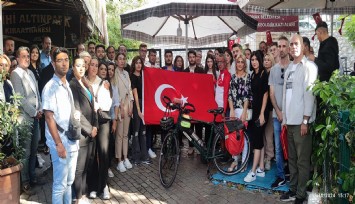CHP'li gençlerden sporcu Kotluk'a destek: Şehit polis Şeyda için pedal çevirecek