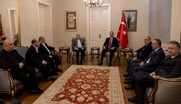 Dışişleri Bakanı Fidan Hamas  Şura Meclisi Başkanı ile görüştü