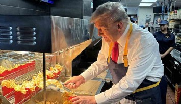 Donald Trump hamburgercide çalıştı