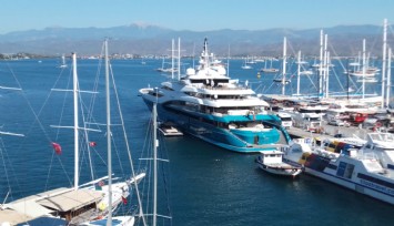 Hintli milyarderin mega yatı, Fethiye’de 260 ton yakıt aldı