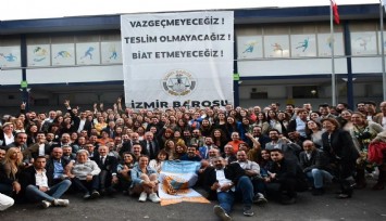 İzmir Barosu avukatları Sefa Yılmaz’la devam dedi