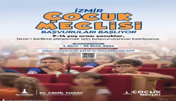 İzmir Çocuk Meclisi başvuruları başlıyor