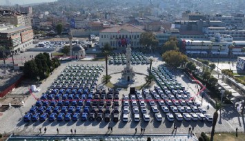 İzmir'de emniyet ve jandarmaya 688 yeni araç