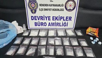 İzmir'de uyuşturucu tacirleri yakalandı: 335 gram metamfetamin maddesi ele geçirildi