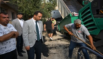 Kızılay Mahallesi’nde asfalt zamanı